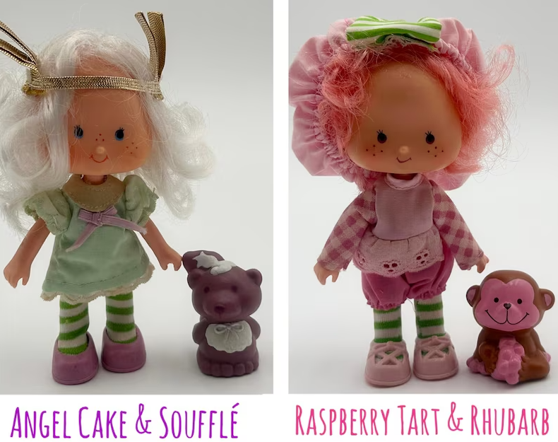 Vintage 1980s Strawberry Shortcake Complete Doll Set with Pets - Includes Kenner's Huckleberry, Blueberry Muffin, Café Olé & More - Rare Hard-to-Find Collection