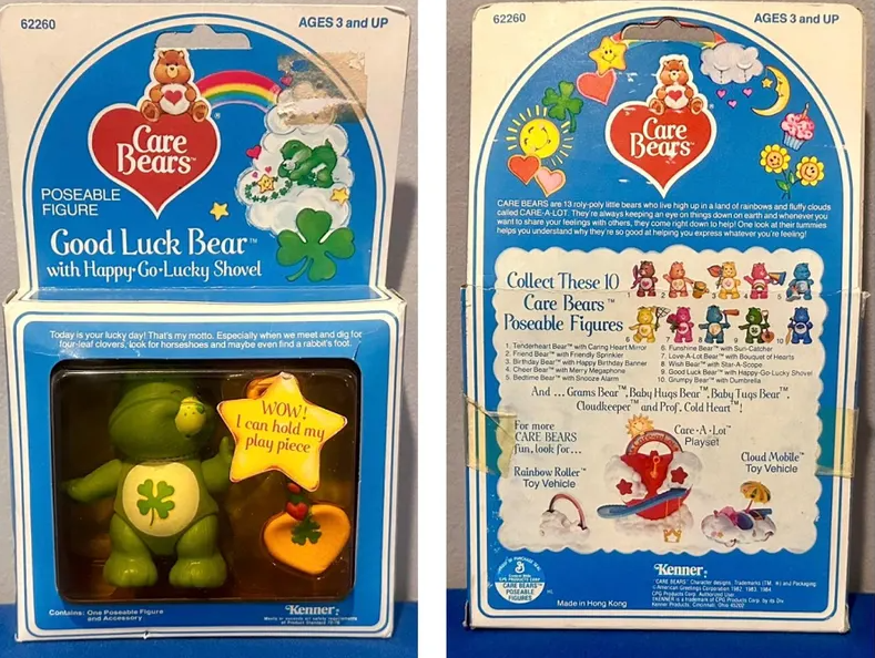 Vintage Posable Care Bears & Cousins Full Set – Complete Collection – Rare 1980s Plush & Figures