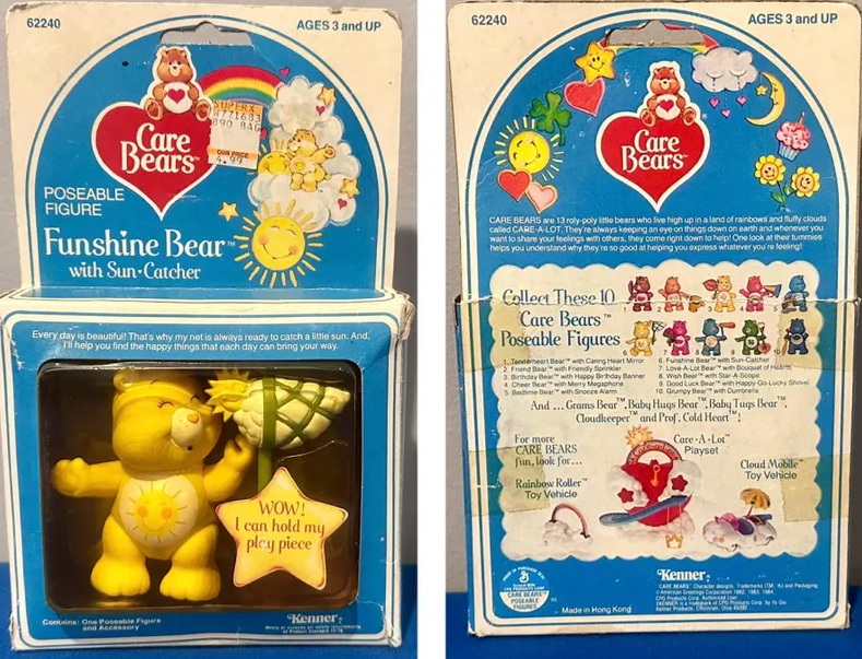 Vintage Posable Care Bears & Cousins Full Set – Complete Collection – Rare 1980s Plush & Figures