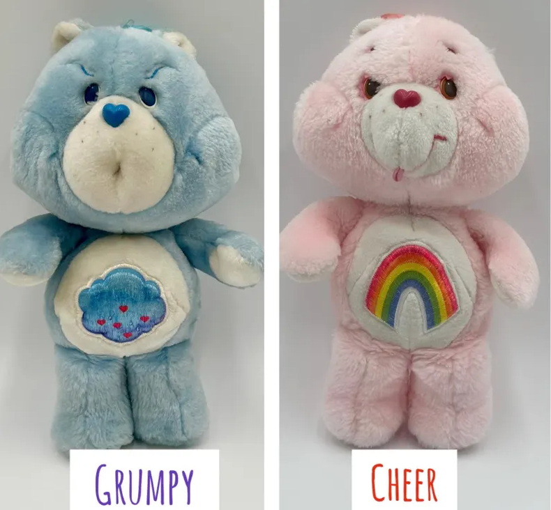 Full Set of 16 Vintage 1983 Care Bears – Kenner Plush Collection – Rare Collector’s Lot – Excellent Condition