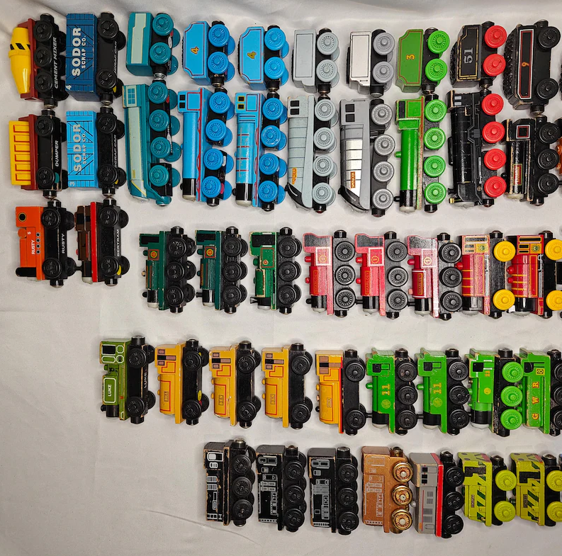 Full Set Thomas & Friends Wooden Railway Trains A–M – 13 Engines – Vintage Collectible Lot