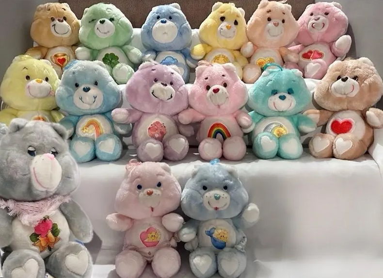 Full Set of 16 Vintage 1983 Care Bears – Kenner Plush Collection – Rare Collector’s Lot – Excellent Condition