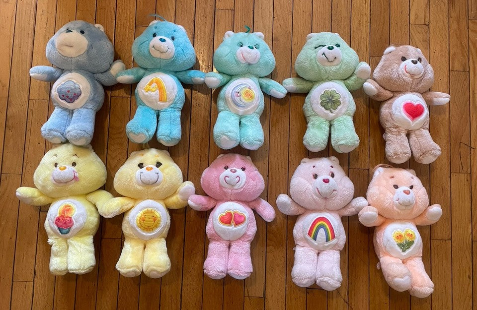 Full Set of 16 Vintage 1983 Care Bears – Kenner Plush Collection – Rare Collector’s Lot – Excellent Condition